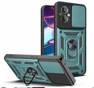 PC + TPU чехол Camshield armor для Realme C67 (4G) / зеленый 095711 фото