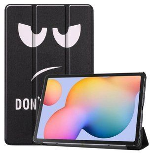 Чехол книжка Crazy Horse для Samsung Galaxy Tab S6 Lite (10.4") / dont touch me 093876 фото