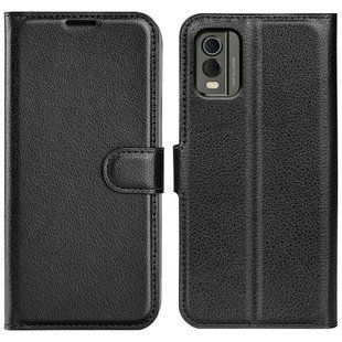 Чехол книжка Lichee для Nokia C32 черный 89908 фото