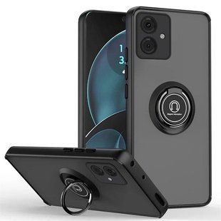 TPU чохол накладка Matte Ring Magnit для Motorola G14 чорний 093111 фото