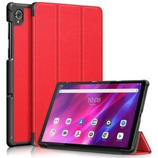 Шкіряний чохол книжка Crazy Horse для Lenovo Tab K10 (10.3") TB-X6C6 / червоний 093850 фото