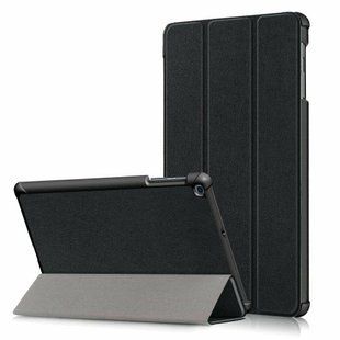 Кожаный чехол книжка Crazy Horse на планшет Samsung Galaxy Tab A 10.1" (T510 / T515) / черный 098893 фото