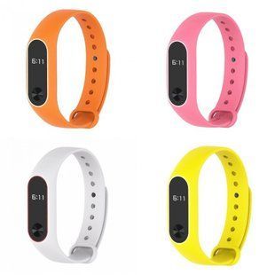 Ремінець Silicone Line Xiaomi Mi Band 2 (8 видів) 16693 фото