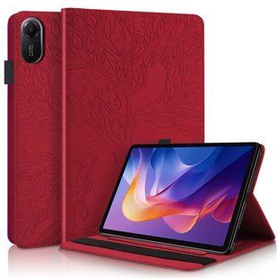 Чохол книжка Wood book на планшет Xiaomi Redmi K Pad (8.8") / червоний 100132 фото