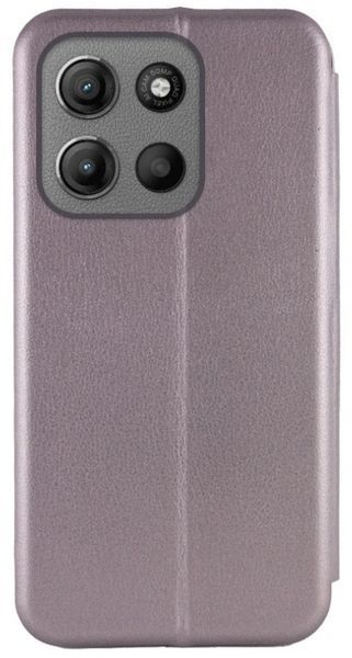 Чехол книжка Elegant book для Motorola G15 / серый 202332 фото