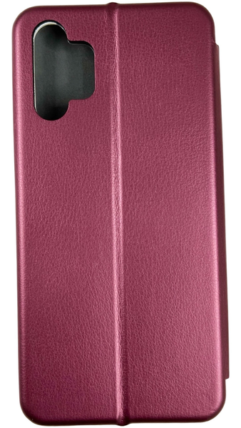 Шкіряний чохол-книжка Elegant на Samsung Galaxy A13 (4G) / бордовий 085407 фото