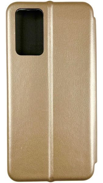 Шкіряний чохол-книжка Elegant book на Oppo A96 / золотистий 087884 фото
