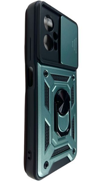 PC + TPU чохол Camshield armor на Poco X4 GT (на поко х4 жт) зелений 086737 фото
