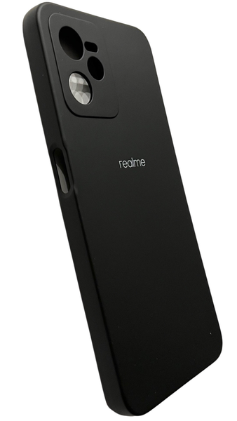 Чехол Soft touch для Realme C35 (на реалми ц35) черный 086429 фото