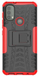 PC + TPU чохол Armor на Motorola E40 червоний 89506 фото 3