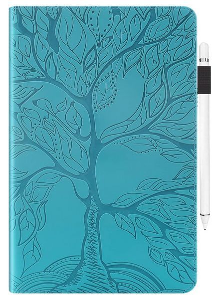 Чохол книжка Wood Book на планшет Xiaomi Redmi Pad SE (8.7") / блакитний 200878 фото