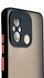 TPU чохол накладка Matte Color Case для Poco C55 чорний 092665 фото 3