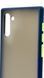 TPU чохол накладка Matte Color Case для Samsung Galaxy Note 10 синій 92265 фото 2