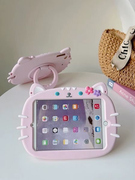 Чохол Happy Case Tablet на планшет Xiaoxin Pad 2024 (11") / Cat pink (з ремінцем) 098442 фото