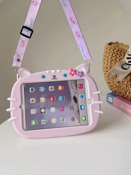 Чохол Happy Case Tablet на планшет Xiaoxin Pad 2024 (11") / Cat pink (з ремінцем) 098442 фото