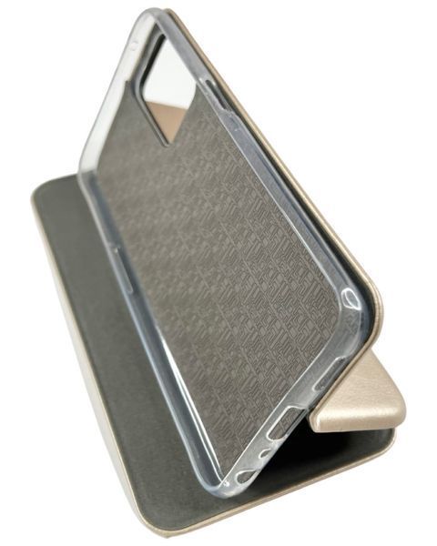 Шкіряний чохол-книжка Elegant book на Oppo A96 / золотистий 087884 фото