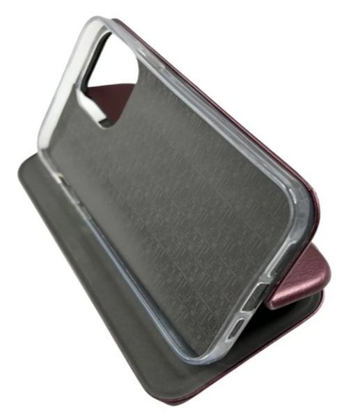 Чохол книжка Elegant book для iPhone 16 Pro / бордовий 201921 фото