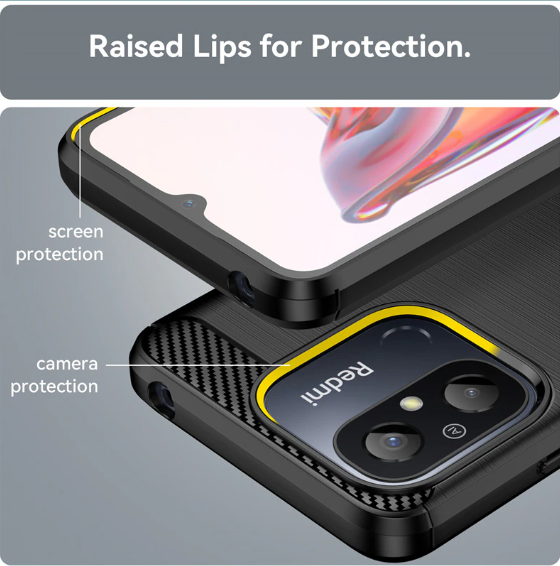 TPU чехол накладка Urban для Xiaomi Redmi 12C / черный 088355 фото