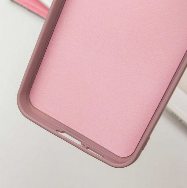 Чехол накладка TPU Liquid Silk для Samsung Galaxy S24 FE / pink sand 201167 фото