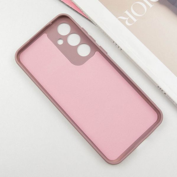 Чехол накладка TPU Liquid Silk для Samsung Galaxy S24 FE / pink sand 201167 фото