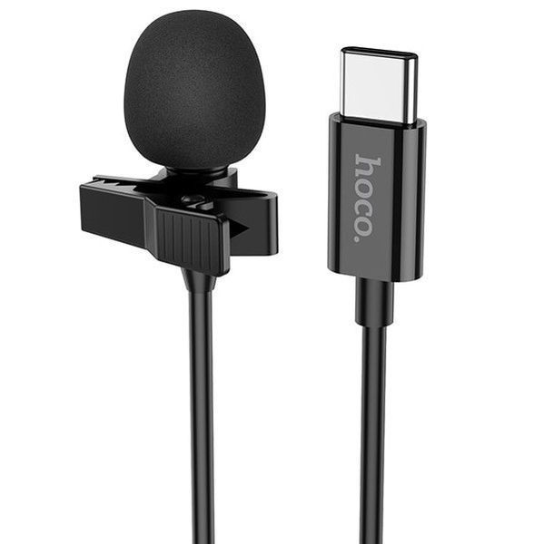 Микрофон-петличный HOCO L14 Lavalier microphon 3,5mm с Type-C 85598 фото