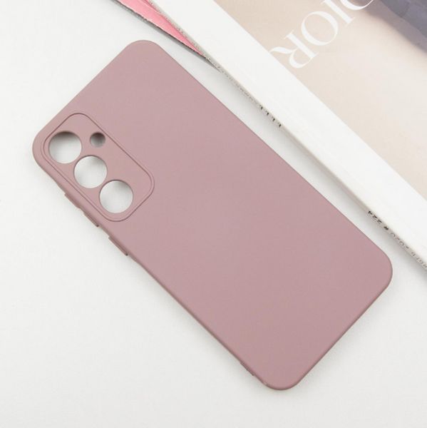 Чехол накладка TPU Liquid Silk для Samsung Galaxy S24 FE / pink sand 201167 фото
