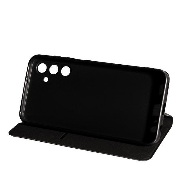 Шкіряний чохол-книжка Fibra case на Samsung Galaxy M15 (5G) / сірий 096985 фото