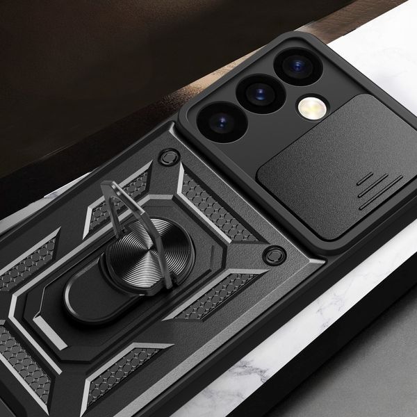 PC + TPU чохол Camshield armor для Samsung Galaxy S24 Plus / зелений 094581 фото