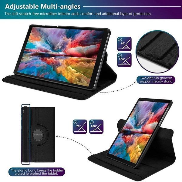 Шкіряний чохол-книжка 360 для Samsung Galaxy Tab S10 FE Plus (13.1") / синій 100016 фото