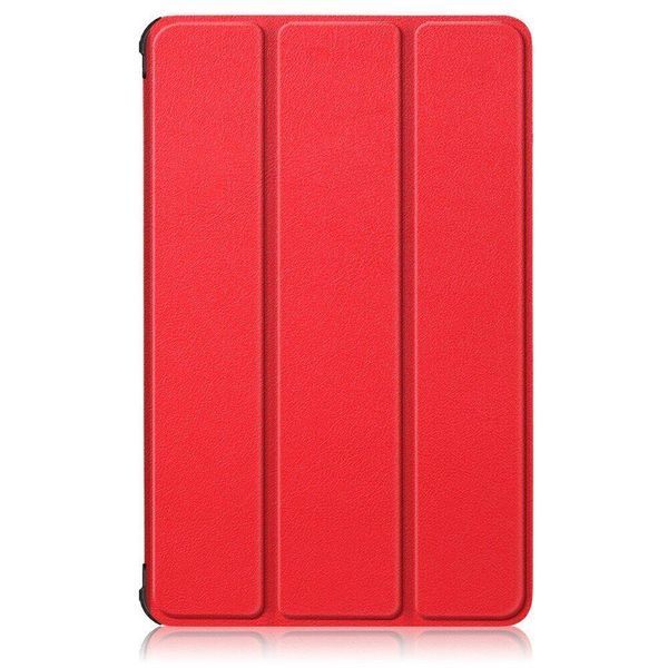 Кожаный чехол книжка Crazy Horse для Lenovo Tab K10 красный 093850 фото