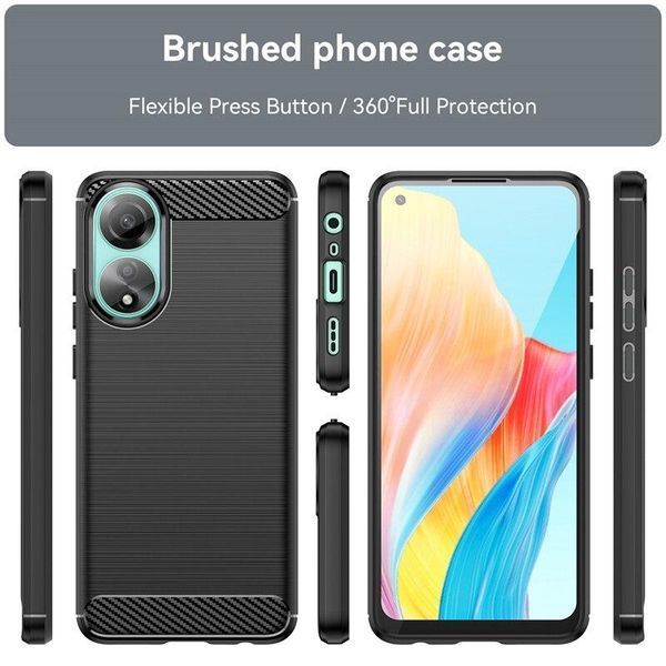TPU чохол накладка Urban для Oppo A78 (4G) / чорний 092115 фото
