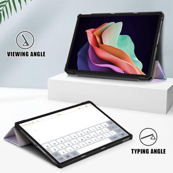 Шкіряний чохол-книжка Crazy Horse для Lenovo Tab P11 (2nd Gen) 11.5" / good night 093853 фото