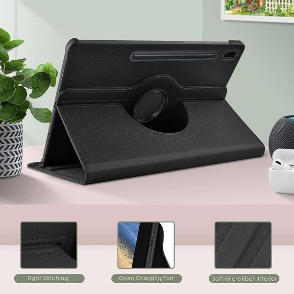 Шкіряний чохол-книжка 360 для Samsung Galaxy Tab S10 FE Plus (13.1") / синій 100016 фото