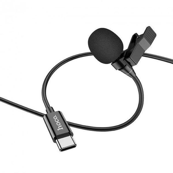 Микрофон-петличный HOCO L14 Lavalier microphon 3,5mm с Type-C 85598 фото