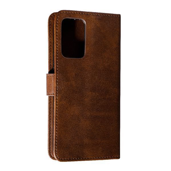 Шкіряний чохол книжка Amsterdam на Xiaomi Redmi Note 12S (4G) коричневий 094312 фото