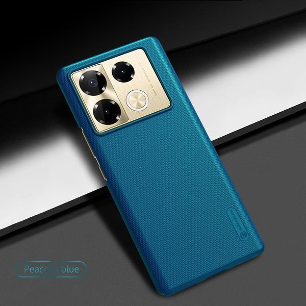 Чехол Nillkin Super Frosted Shield на Infinix Note 40 / синий 097759 фото