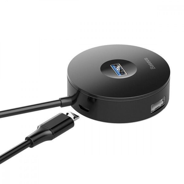 HUB переходник Baseus Round Box USB to USB 3.0 + 3USB 2.0 (1m) 80578 фото