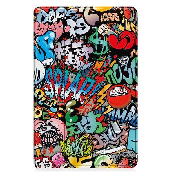 Чехол книжка Crazy Horse для Samsung Galaxy Tab A9 Plus (11") / graffiti 093549 фото
