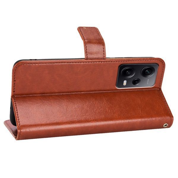 Чехол книжка Book case для Xiaomi Redmi Note 12 Pro (5G) / коричневый 091258 фото