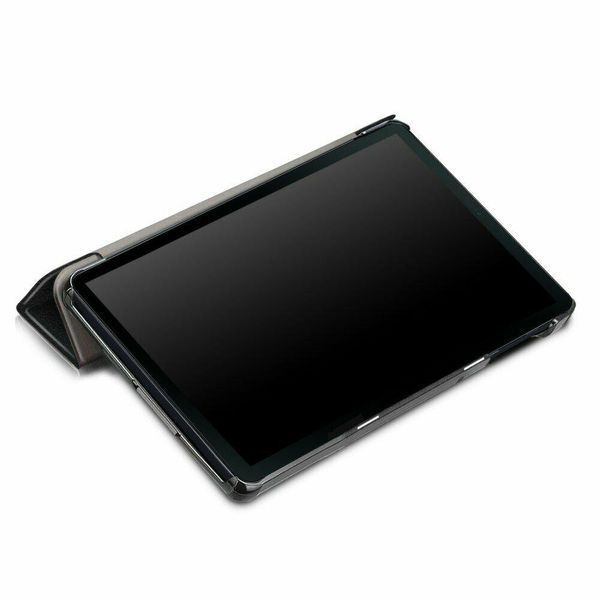 Кожаный чехол книжка Crazy Horse на планшет Samsung Galaxy Tab A 10.1" (T510 / T515) / черный 098893 фото
