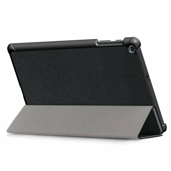 Кожаный чехол книжка Crazy Horse на планшет Samsung Galaxy Tab A 10.1" (T510 / T515) / черный 098893 фото