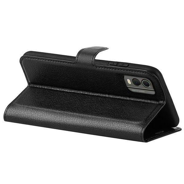 Чехол книжка Lichee для Nokia C32 черный 89908 фото