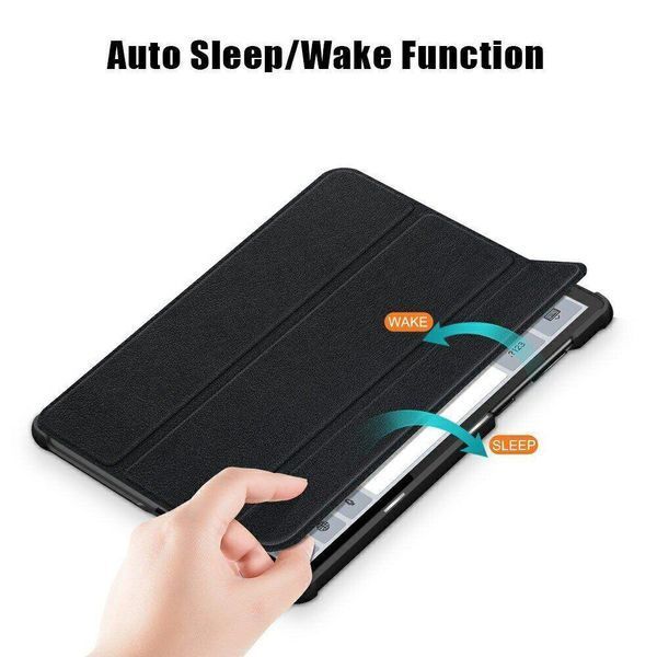 Кожаный чехол книжка Crazy Horse для Lenovo Tab K10 красный 093850 фото