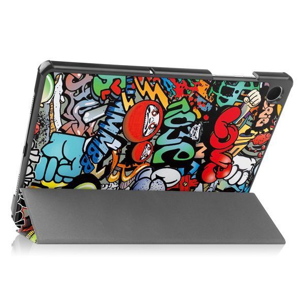 Чехол книжка Crazy Horse для Samsung Galaxy Tab A9 Plus (11") / graffiti 093549 фото