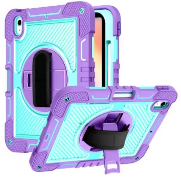 PC + TPU чохол Carbon Armor Cover Tablet на Samsung Galaxy Tab S10 Lite (10.9) / фіолетовий 204393 фото