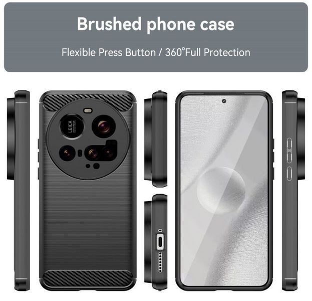 TPU чохол накладка Urban для Xiaomi 15 Ultra / чорний 202942 фото