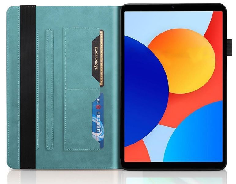 Чохол книжка Wood Book на планшет Xiaomi Redmi Pad SE (8.7") / блакитний 200878 фото