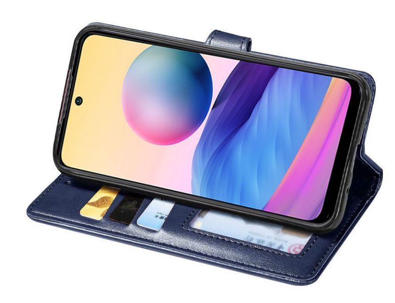 Шкіряний чохол книжка Galant Book для Motorola G06 Power / синій 204298 фото
