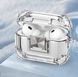 Чохол Transparent with lock для AirPods Pro 2 прозорий із червоним замком 090236 фото 4