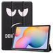 Чехол книжка Crazy Horse для Samsung Galaxy Tab S6 Lite (10.4") / dont touch me 093876 фото 1